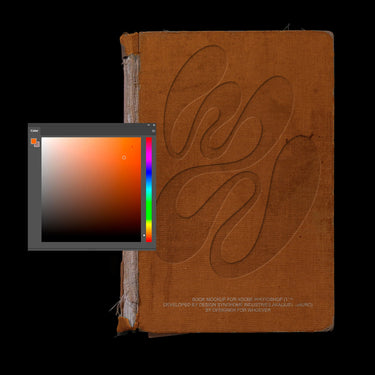 Old Book Cover & Spread Mockup