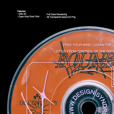 Futuristic Disk Case Mockup 5