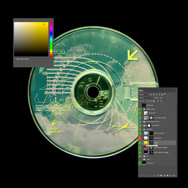 Futuristic Disk Case Mockup 5
