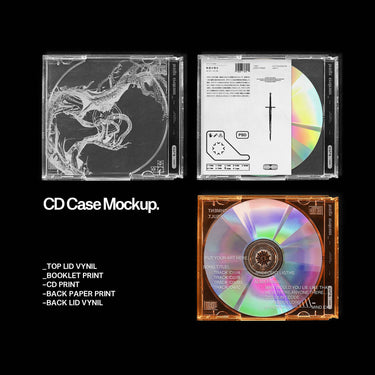 Jewel CD Case Mockup
