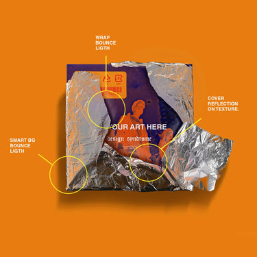 Metal Wrap CD Cover Mockup