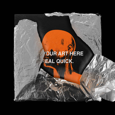 Metal Wrap CD Cover Mockup