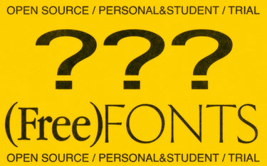 Where to get Free Fonts?