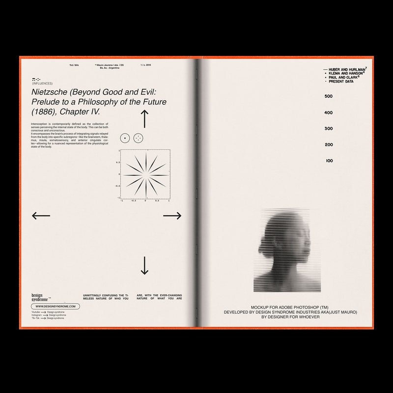 Free-Form Book Spread Mockup