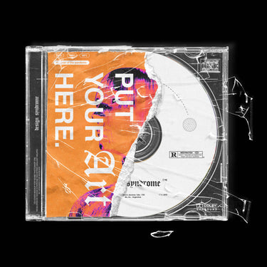 Distressed CD Case Mockup