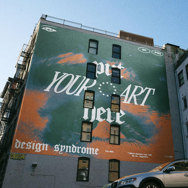 Brick Wall Street Billboard Mockup