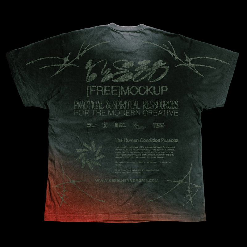 Oversize Back T-Shirt Mockup