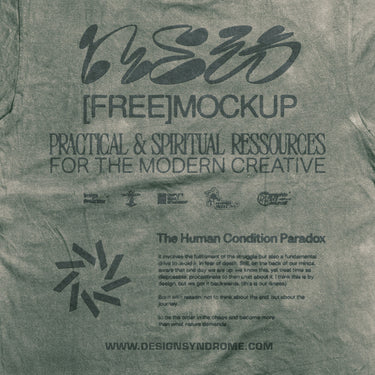 Oversize Back T-Shirt Mockup