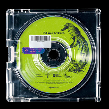 Futuristic CD Case Mockup