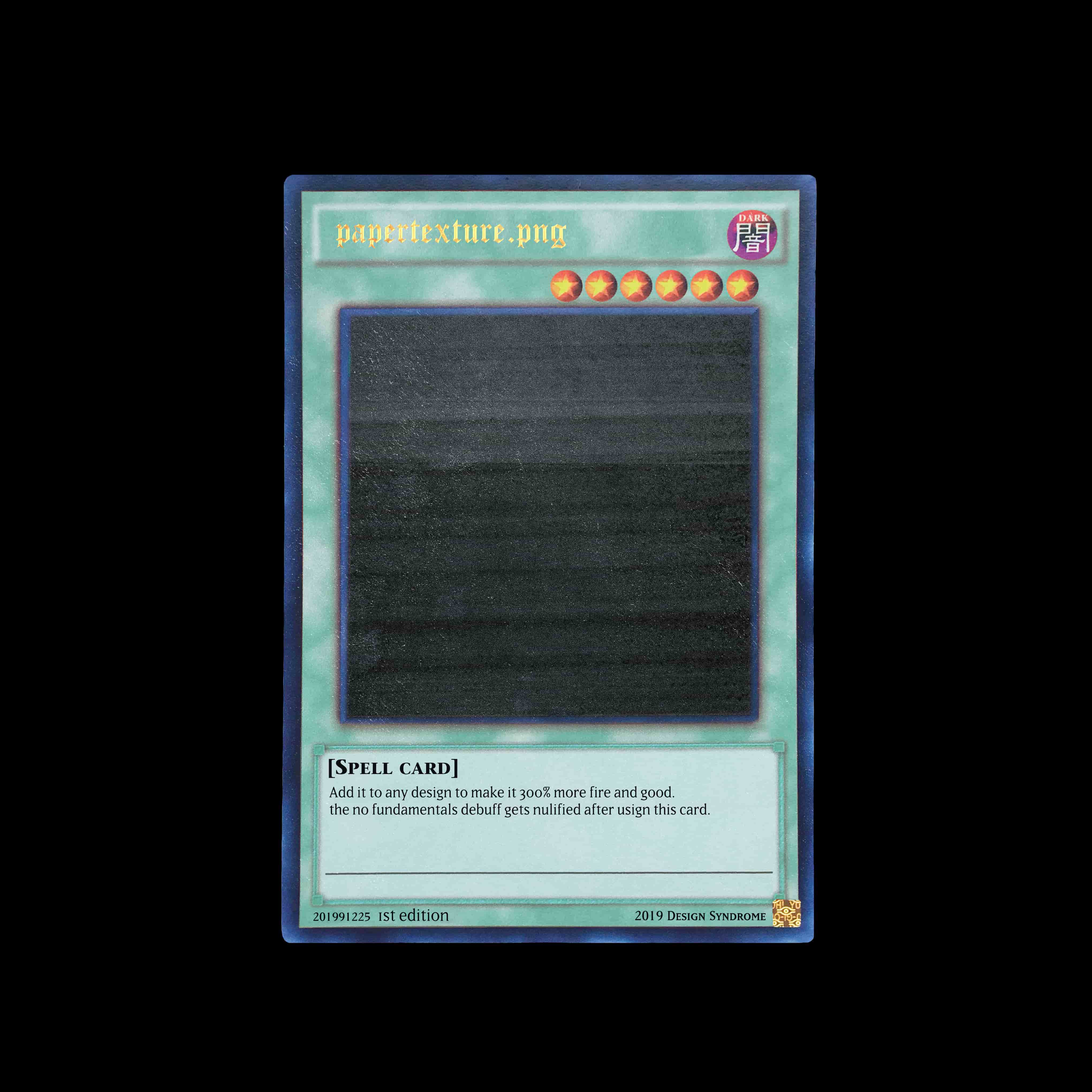 Yu Gi Card Mockup design syndrome Yu Gi Card Mockup design syndrome